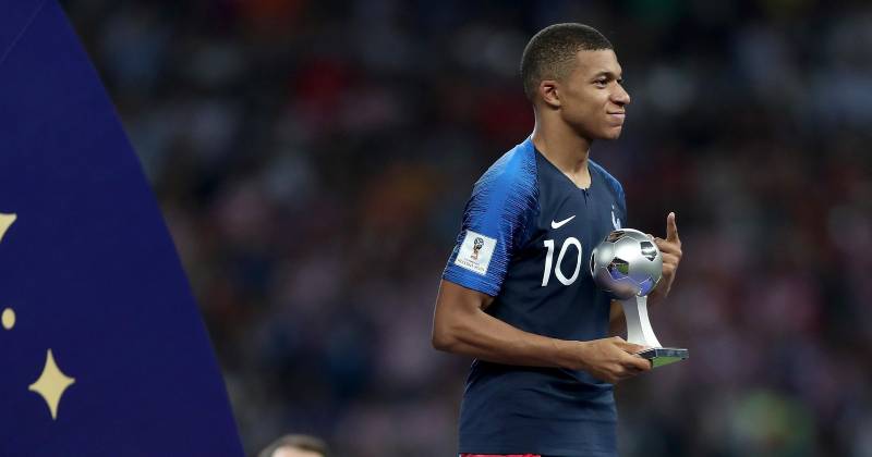 Kylian Mbappé world cup young