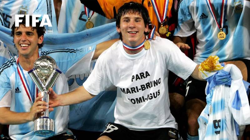 lionel messi world cup young